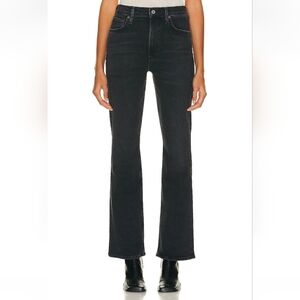 NWT AGOLDE Nico High Rise Slim Boot in Hotline size 28